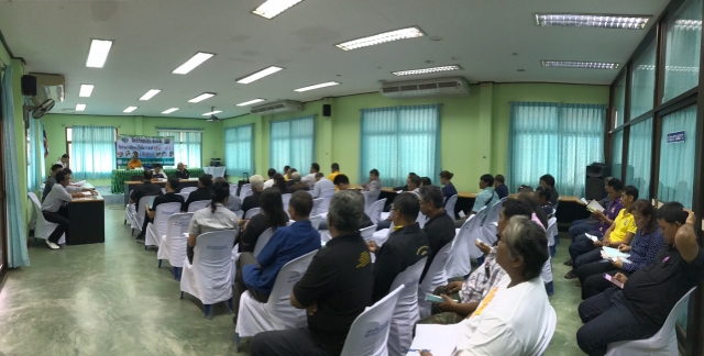 โครงการจัดประชุมประชาคมระดับตำบล  เพื่อขี่้เเจงเเนวทางรับฟังปัญหา (เพื่อจัดทำ ทบทวนแผนพัฒนาท้องถิ่น 